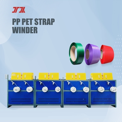 Kontrol Layar Sentuh Strapping Band Winder 6mm 8mm Otomatis Penuh