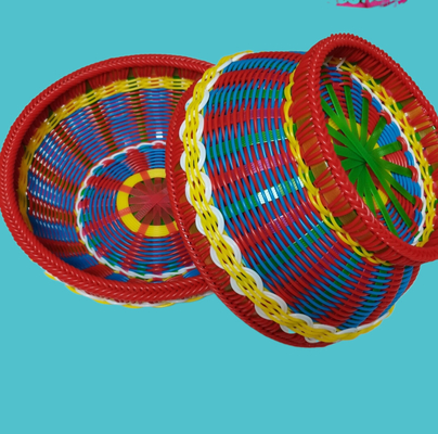Mesin Pembuat Rotan Multicolor PP PE 5-19mm Ekstrusi Rotan Buatan