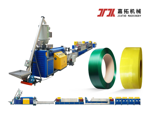 0.6-12mm PET Strap Making Machine Konstruksi Daur Ulang Mesin Pengolahan Pita PET Berkecepatan Tinggi