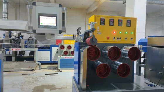 0.6-12mm PET Strap Making Machine Konstruksi Daur Ulang Mesin Pengolahan Pita PET Berkecepatan Tinggi