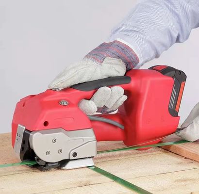 Wireless 13-19mm PET Plastik Handheld Strapping Machine Semi Otomatis Dengan Baterai
