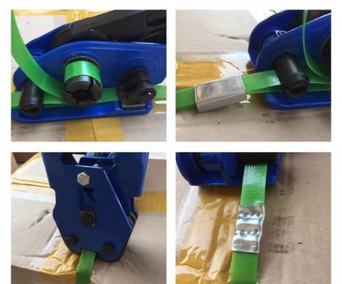 Wireless 13-19mm PET Plastik Handheld Strapping Machine Semi Otomatis Dengan Baterai