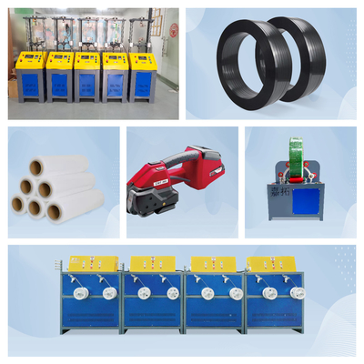Mesin Strapping Belt Roll Timbul 240V Garis Ekstrusi Serpihan PET Daur Ulang