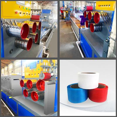 Single Screw PP Strap Band Extrusion Line Mesin Pembuat Tali PP