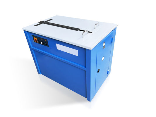 Lebar 6-15mm mesin pengemasan otomatis Handheld Strapping Machine Desain Desktop Lipat