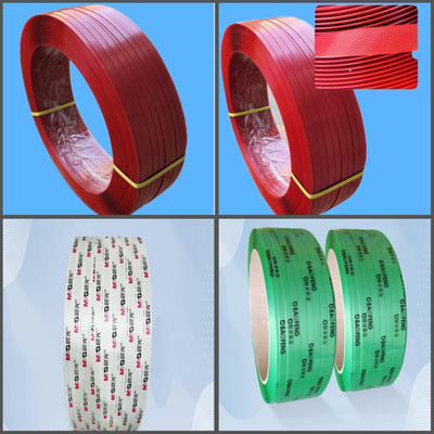 9-32mm Disesuaikan Harga Produsen Pet Plastik Strapping Untuk High Strength Green Embossing