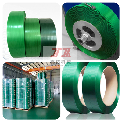 9-32mm Customized Plastic PET Packaging Belt Strapping Dengan Kekuatan Yang Luar Biasa Dan Fleksibilitas Yang Baik