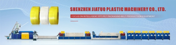 Sistem Memori PP Strap Band Extrusion Line Untuk Pengemasan Otomatis Presisi Tinggi 400kgs/H