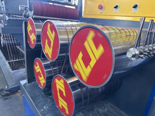 0.4-1.2mm Ketebalan PP Strapping Band Extrusion Line Dengan Video Outgoing Inspection