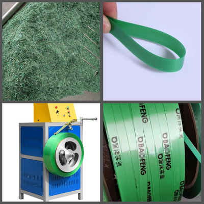 PET Strip Extrusion Line dengan 5000L Pre-Drying Tower dan 0ST-2000 Honeycomb Rotary Dehumidification Dryer