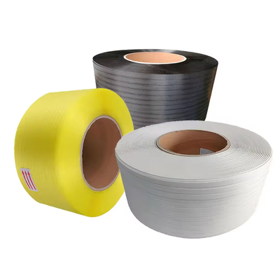 Kekuatan 0.3-1.2mm PP Polypropylene Packing Belt Rolls dengan Kapasitas Tarik 50-200KG
