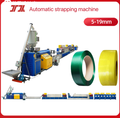 Garis produksi PP Polypropylene belt, garis produksi PP belt extrusion,motor Siemens 37KW, tingkat kegagalan rendah