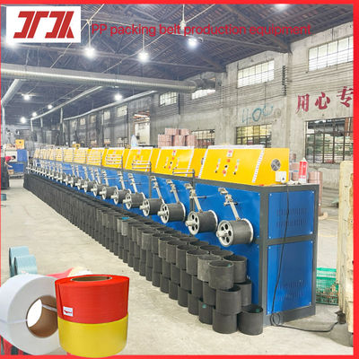 Mesin penggulungan stasiun ganda, mesin pembuatan pita PP, mesin kemasan lingkungan, lebar: 5-19mm