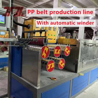 5-19mm PP Strap Manufacturing Machine dengan ISO dan penggulung otomatis