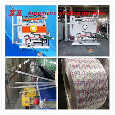 Servo Motor Strapping Band Winding Machine untuk packing strap dengan Automatic Winding