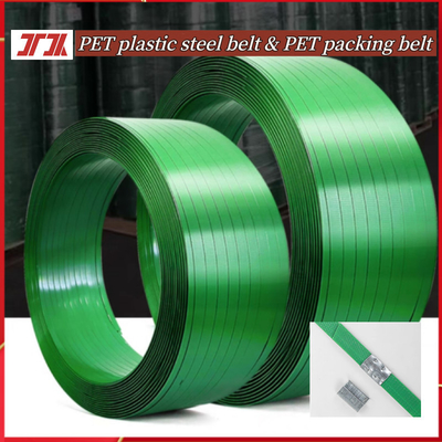 Pita kemasan PET tahan suhu tinggi dan UV lebar 9-32mm Kekuatan tarik 200-1500KG