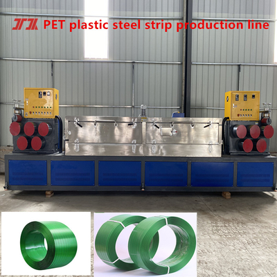 High Speed Extruder PET Strapping Production Line Kapasitas Ekstrusi 100-600 Kg/jam Dilengkapi Mesin Servo Winding