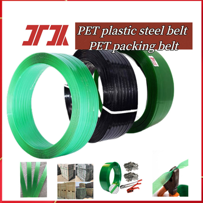 Bahan kemasan PET plastik baja tali tali plastik PET untuk penggabungan produk berat