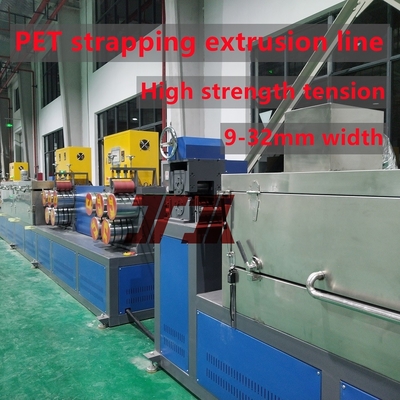 Double Embossing PET Plastic jalur produksi dengan sistem kontrol PLC