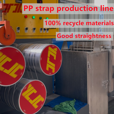High Precision Single Double Screw PP Strapping Band Extruding Machine dengan Pneumatic Winder