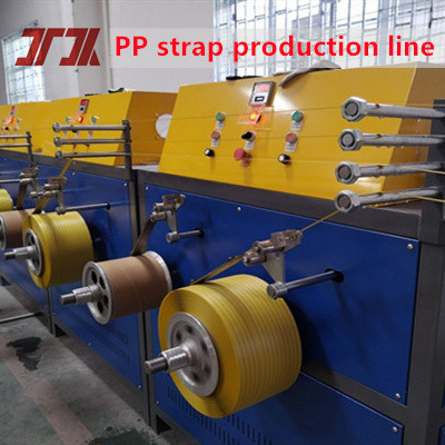 5-19mm Kapasitas 230-260Kg/H PP tali 4output Produksi Line Dengan Non-Stop Otomatis Screen Changer