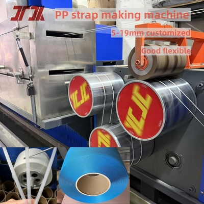 Plastik PP Polypropylene Strapping Making Machine 300kg/H Output 6 Strap Plastik PP Output 6 Strap Polypropylene Strap