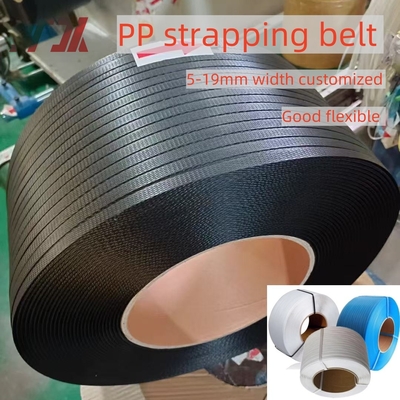 Custom Heavy Duty High Quality Embossed PP Strapping Plastic Strap Belt Untuk Carton Light Cargo Pengemasan 50-360kg