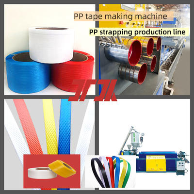 Mesin plastik yang disesuaikan mesin pembuatan pita PP peralatan produksi pita kemasan PP untuk peralatan ekstrusi PP kelas atas