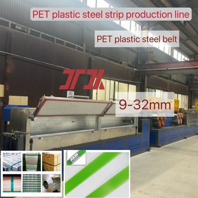 Peralatan ekstrusi Perangkat produksi sabuk plastik PET berkecepatan tinggi Peralatan pengikat PET Mesin pembuatan sabuk PET dengan sistem kontrol PLC