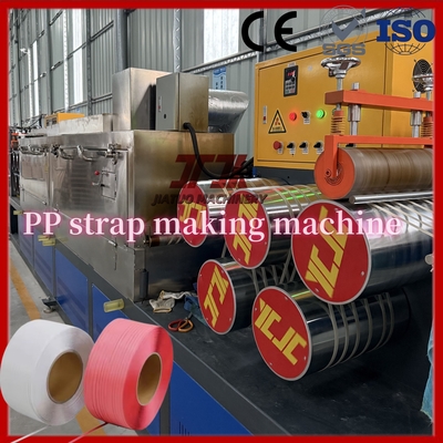 200-600kg/H PP Plastic Packing Belt Making Machine Buat Kualitas Baik Panjang PP Strapping