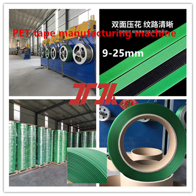 Mesin Plastik Single Screw PET Strapping Machine PET Plastic Steel Strapping Line Produksi Peralatan Strapping PET dengan Penukar Layar Otomatis