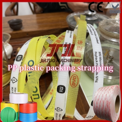 Pita Pengikat Plastik Kustom Industri PP Polypropylene Kemasan Manual Dan Otomatis Dengan Lebar 5-19mm Panjang Lebih Panjang