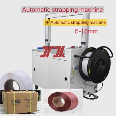 Mesin pengemas mesin strapping PP Mesin strapping otomatis Mesin strapping kecepatan tinggi dengan 2.0 detik/strip