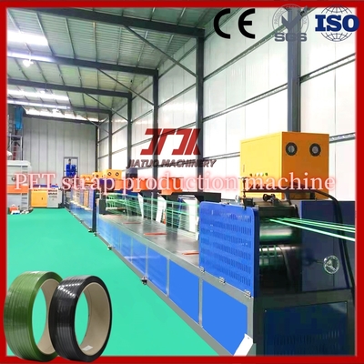 300-330KG/H Kapasitas PET Strap Making Machine Dengan 3,5m2 Filter Area Dan Winder Otomatis