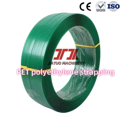 Kekuatan tarik tinggi 25mm Polyester Cord Strapping Bag Baja Strap Bale Packing Strip
