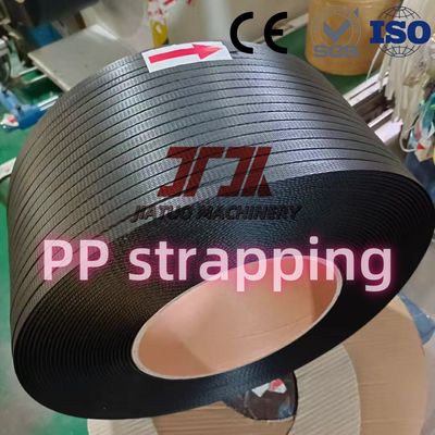 Gulungan Tali PP Polypropylene Otomatis Grade 0505mm Kekuatan Putus 60kg Packing Belt