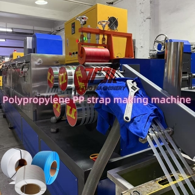 Mesin Pembuat Strapping PP Grade Otomatis Dengan 4 Jaring Pengganti Layar Non-Stop