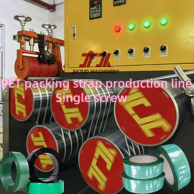Mesin Pembuat Tali PET Sekrup Unik 3.5m2 Filter Area Luas 9-32mm