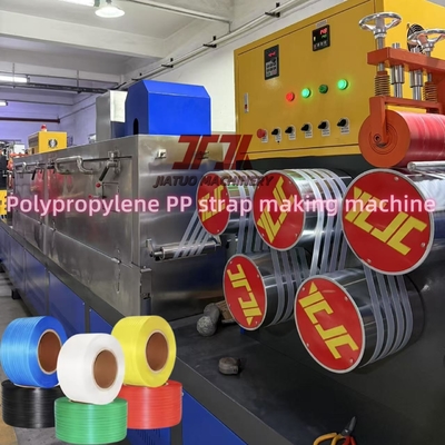 Mesin Pembuat Tali PP Membuat Pita Strapping Polypropylene Dengan 5mm 7000m/Gulung