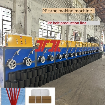 Lini produksi pita strapping PP 5-19mm mesin pembuat pita strapping PP otomatis
