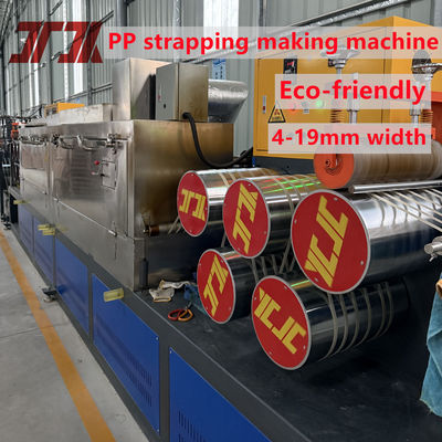 Mesin Produksi Tali Polypropylene PP dengan Kontrol PLC, Enam Output Tali, 360-380kg/Jam