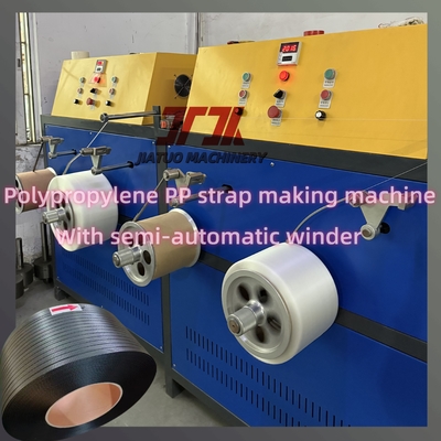 Lini Produksi Tali PP Kapasitas 380KG/H Profesional Dengan Kontrol PLC Dan Pengganti Non-Stop