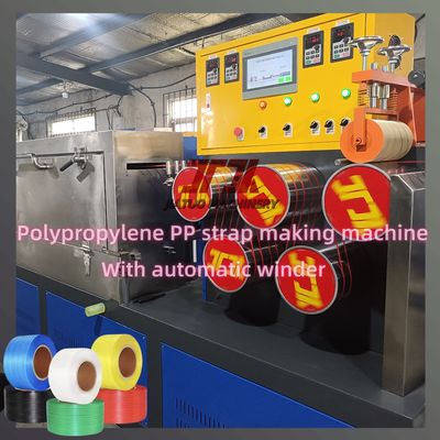 Lini produksi tali PP 5-19mm dengan pengubah layar otomatis 4 jaring sekrup unik