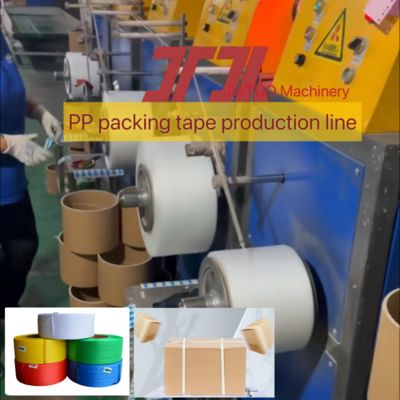 Lini Produksi PP Strap Extruder yang Didorong Listrik Packing Belt Making Machine Lini Produksi PP Strap dengan Ci Otomatis