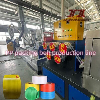 Mesin Pembuat Pita Strapping PP Lebar 5-19mm dengan Pengganti Layar Non-Stop