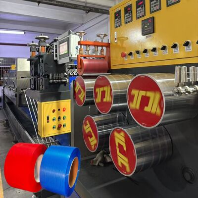 PP Packing Strap Tape Making Machine PP 2Straps Output Line Produksi Dengan Winder Otomatis