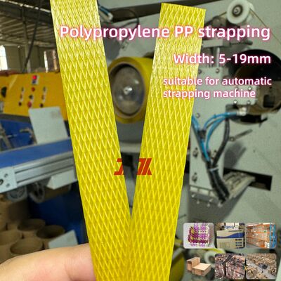 7000m 5mm PP Polyprople Strapping Tape Untuk Alat Strapping Otomatis