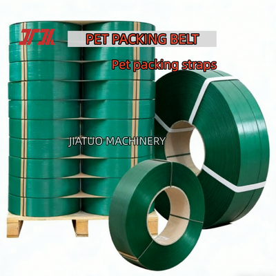 Pita kemasan PET hijau 16 mm untuk mesin pengikat pneumatik