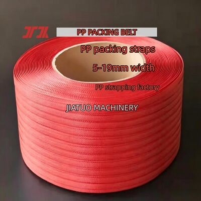 PET PP High Speed Strapping Transparent 12mm PP Strapping Belt untuk Mesin Strapping Otomatis