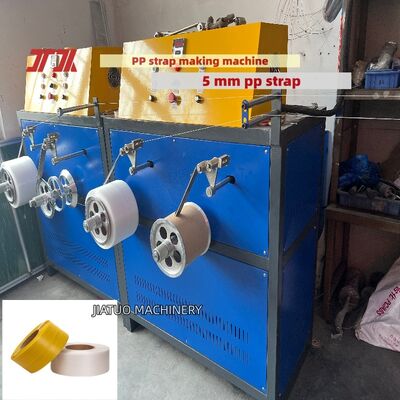 Peralatan produksi tali kemasan PP 5mm Efisiensi Tinggi Mesin Pembuat Tali PP dengan Kontrol Otomatis
